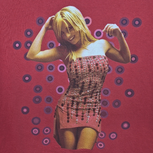 Vintage 2002 Britney Spears Dream Within A Dream Tour T Shirt Size Large - Picture 2 of 5